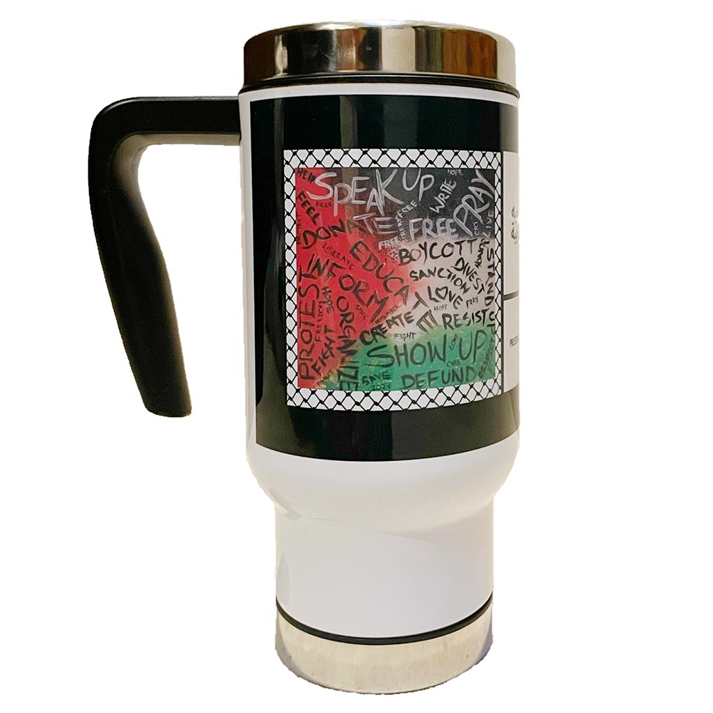 Speak Up for Palestine Travel Mug